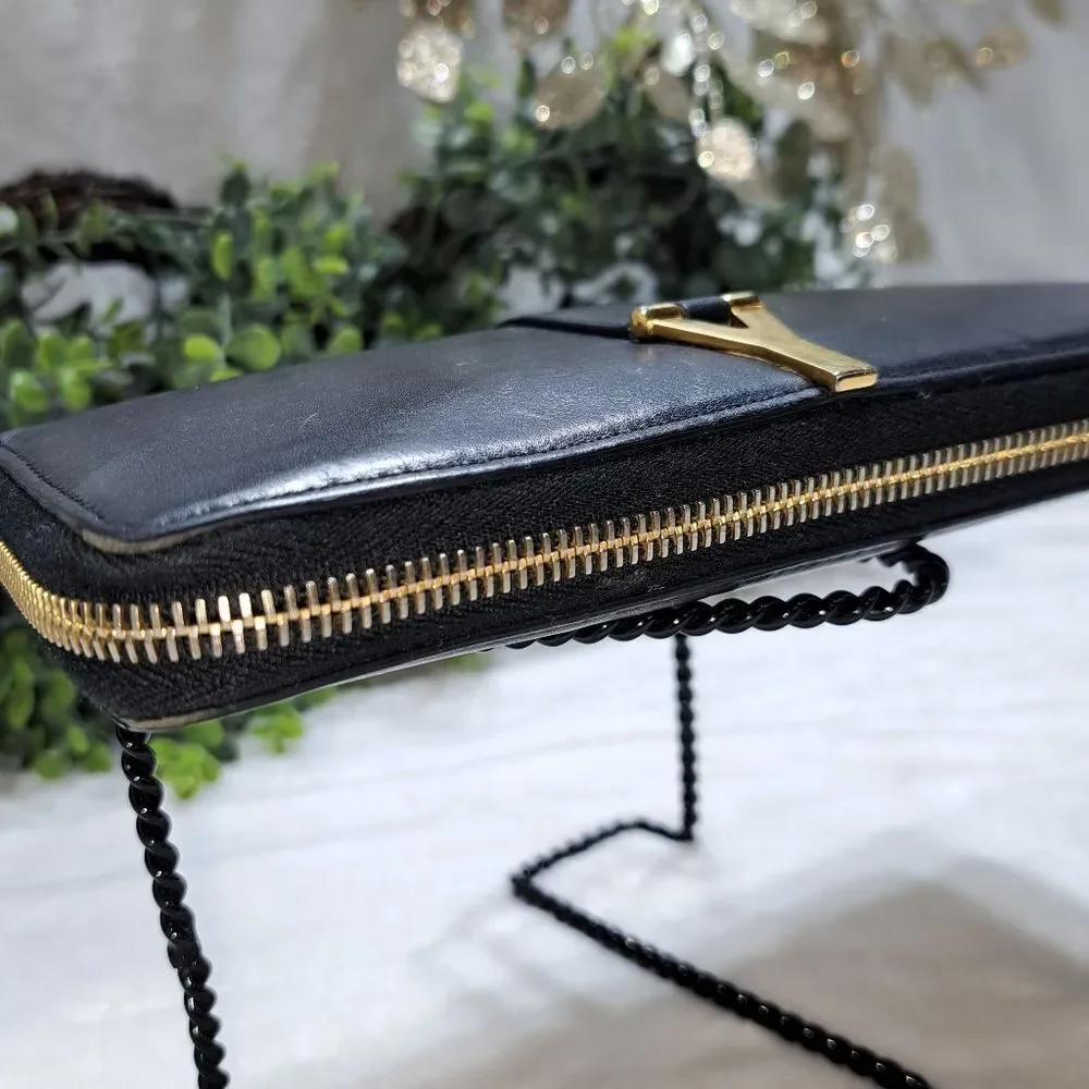 Authentic Saint Laurent Zipper Wallet - Picture 6 of 14